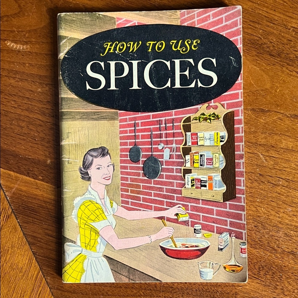 Vintage 1950s Spice Guide Book
